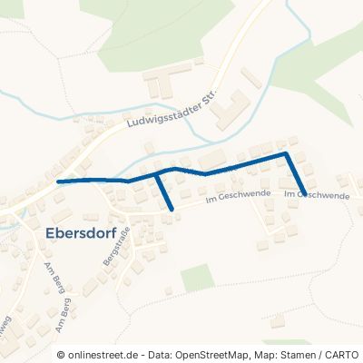 Wiesenstraße Ludwigsstadt Ebersdorf 