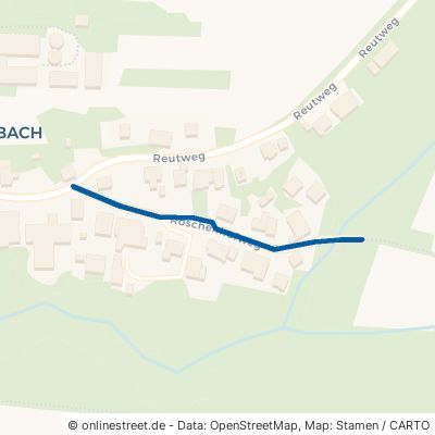 Röschenhofweg Neuenstein Großhirschbach 