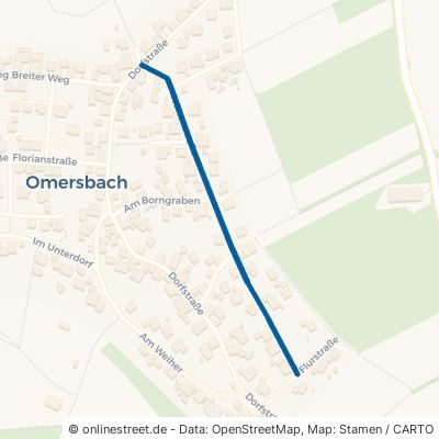 Höhenstraße Geiselbach Omersbach 