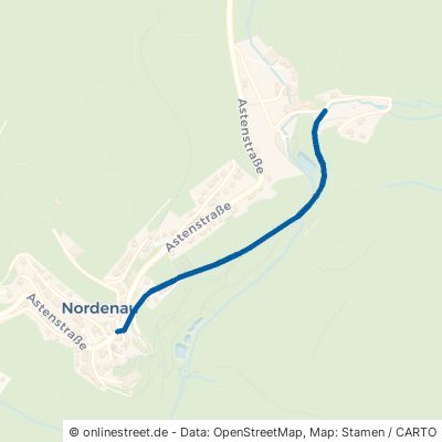Alte Heeresstraße Schmallenberg Nordenau 