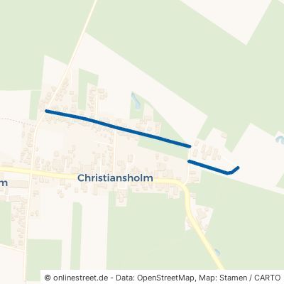 Siedlungsstraße Christiansholm 