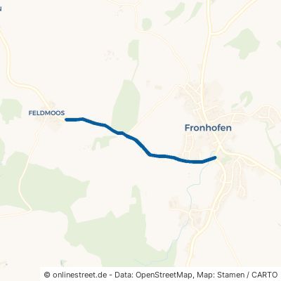 Feldmooser Straße Fronreute Fronhofen 
