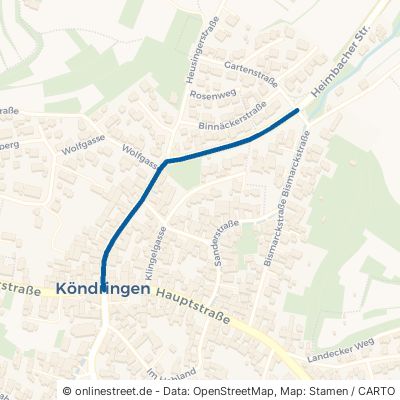 Heimbacher Straße Teningen Köndringen 