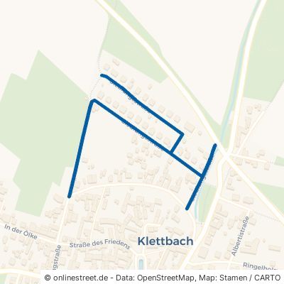 Siedlungsstraße Klettbach 