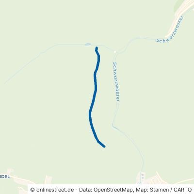 Halbverlorenweg Breitenbrunn (Erzgebirge) Erlabrunn 