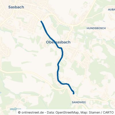 Sasbachwaldener Straße Sasbach Obersasbach 