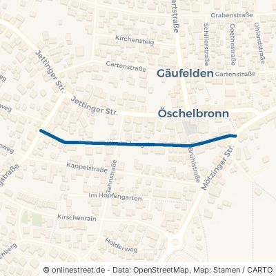Hindenburgstraße Gäufelden Öschelbronn 
