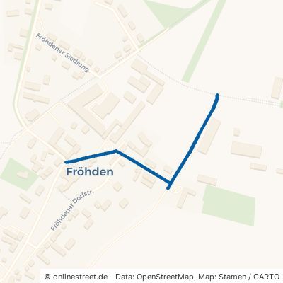 Fröhdener Mühlenstraße Jüterbog Fröhden 