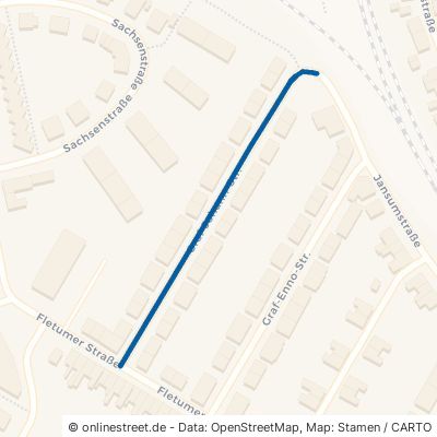 Graf-Johann-Straße Emden Port Arthur/Transvaal 