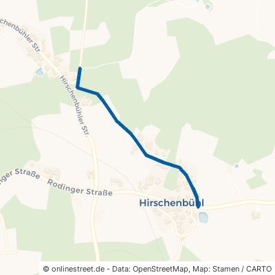 Siedlungsstraße Wald Hirschenbühl 