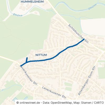 Nittumer Weg 51467 Bergisch Gladbach Schildgen Mülheim