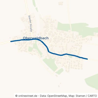 Ortsstraße Burtenbach Oberwaldbach 
