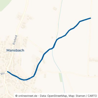 Thüringer Straße Hohenroda Mansbach 