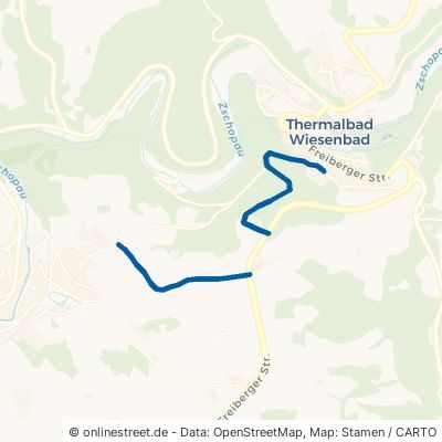 Alte Freiberger Straße Thermalbad Wiesenbad Wiesenbad 
