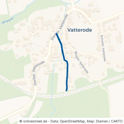 Bachstraße Mansfeld Vatterode 