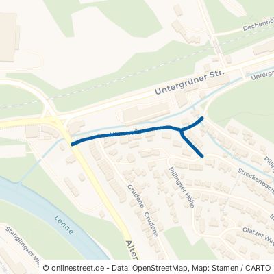 Uferstraße Iserlohn Untergrüne 