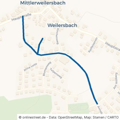 Kirchenstraße Weilersbach 