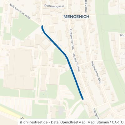 Kappelsweg Köln Bocklemünd/Mengenich 