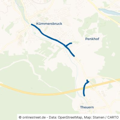Vilstalstraße Kümmersbruck Theuern 