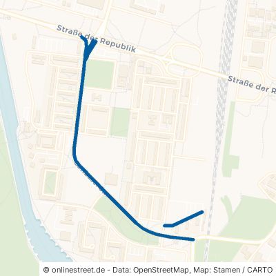 Cottbuser Straße Eisenhüttenstadt 