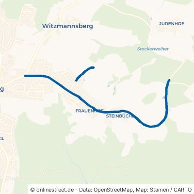 Frauenhofer Straße Salzweg Witzmannsberg 
