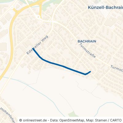 Lönsstraße Künzell Bachrain 