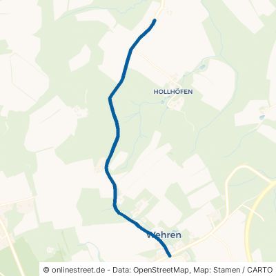 Wehrener Straße Horn-Bad Meinberg Wehren 