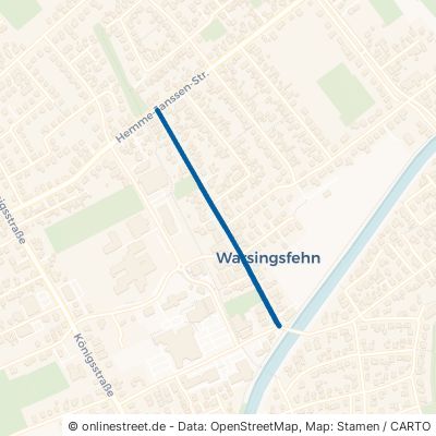 Friedrich-Ebert-Straße Moormerland Warsingsfehn 