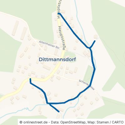 Neue Straße Gornau (Erzgebirge) Dittmannsdorf 