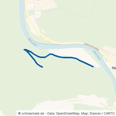Wolfsschluchtweg Neunkirchen Neckarkatzenbach 