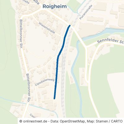 Bahnhofstraße Roigheim 