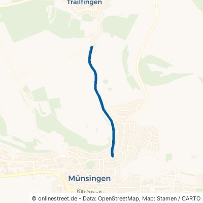 Alter Trailfinger Weg Münsingen 