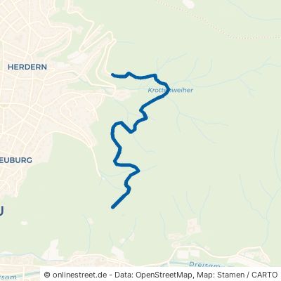 Waldstraße Hirzberg-Jägerhäusle Freiburg im Breisgau Herdern 