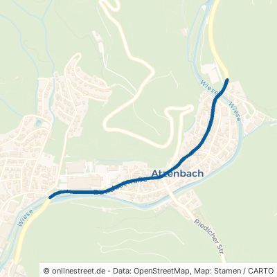 Bundesstraße Zell im Wiesental Atzenbach 