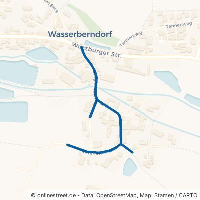 Burghaslacher Straße Geiselwind Wasserberndorf 