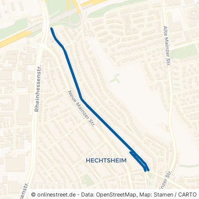 Bahnweg Mainz Hechtsheim 