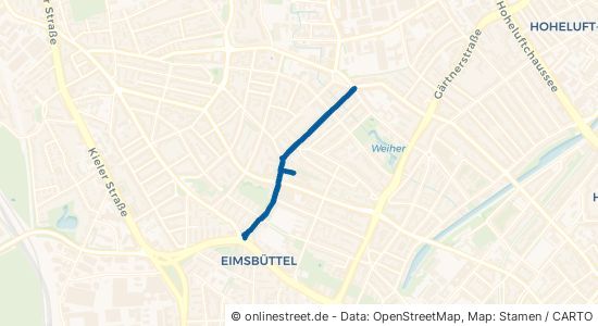 Heußweg Hamburg Eimsbüttel Bezirk Eimsbüttel