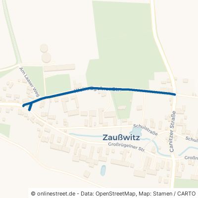 Kleinrügelner Straße Liebschützberg Zaußwitz 