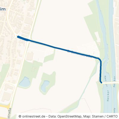 Brückenstraße Neckarsulm Obereisesheim 