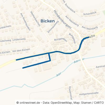 Hauptstraße Mittenaar Bicken Bicken