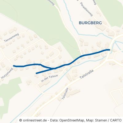 Burgstraße Königsfeld im Schwarzwald Burgberg 