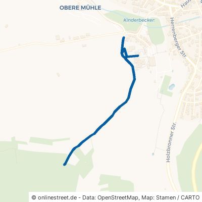 Schindelbergweg Landkreis Calw Stammheim 