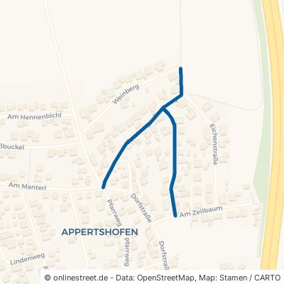 Forstweg Stammham Appertshofen 