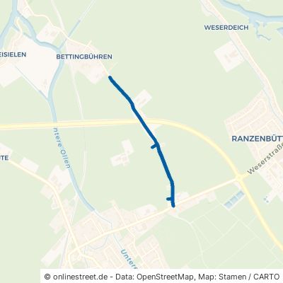 Bettingbührener Straße Berne Ranzenbüttel 