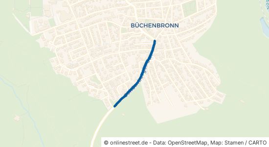 Schömberger Straße Pforzheim Büchenbronn 
