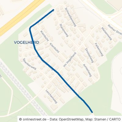 Igelsdorfer Weg Schwabach Vogelherd 