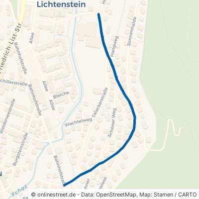 Panoramastraße Lichtenstein Unterhausen 