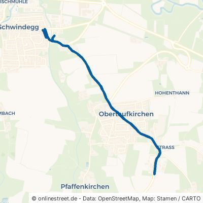 Haager Straße Obertaufkirchen Schwindegg 