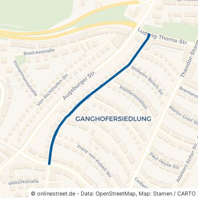 Roseggerstraße Regensburg Kumpfmühl-Ziegetsdorf-Neuprüll 