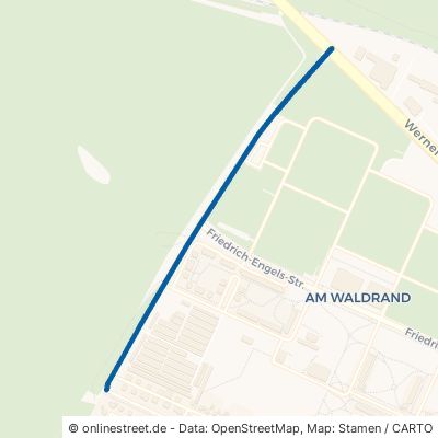 Straße Am Waldrand Schwedt Kastanienallee 